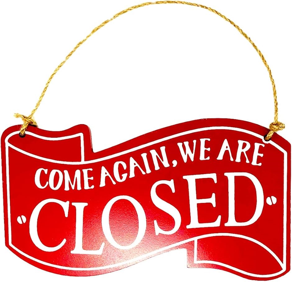 看板 オープン クローズ Open Close 木製 アメリカン ポップ