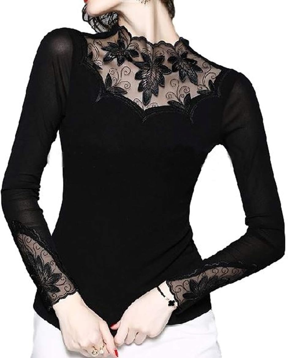 社交ダンス トップス 黒 ブラック Mサイズ　NOBLESS製 ソシアルダンス 社交ダンス トップス 衣装 ブラウス ラテン モダン