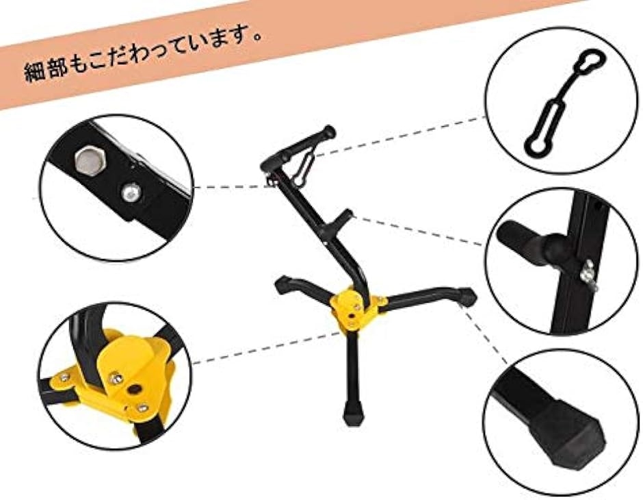 サックススタンド アルトサックス テナーサックス 楽器 管楽器 兼用 三脚｜horikku｜02