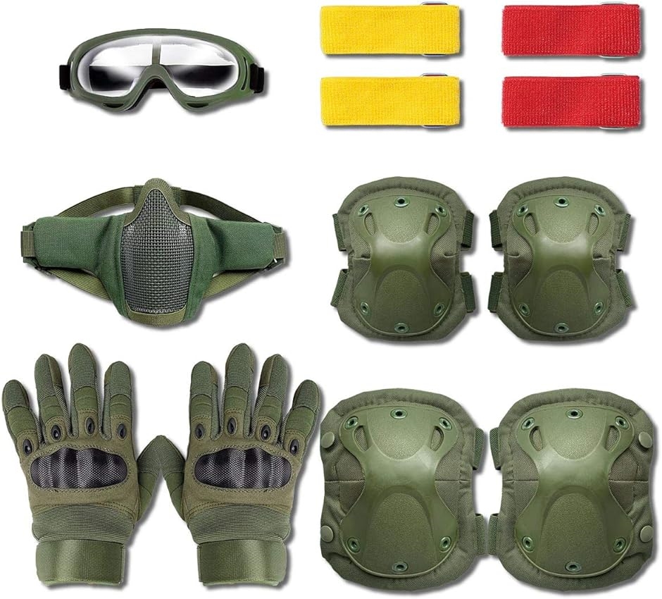 サバゲータクティカルセット ヘルメット グローブ マスク マーカー