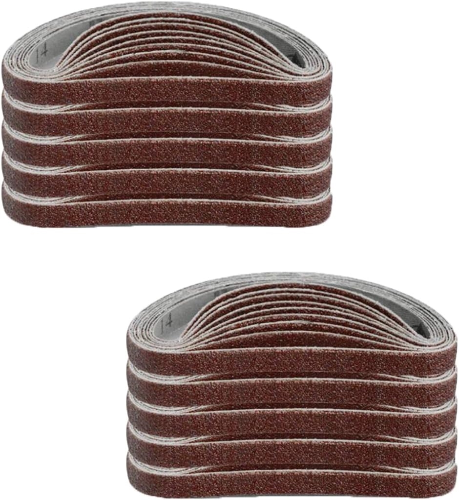 ベルトサンダー エンドレスベルト 320番 極細目 サンディングベルト 研磨 交換用 業務用 幅 10mm x 長さ(100枚入り)