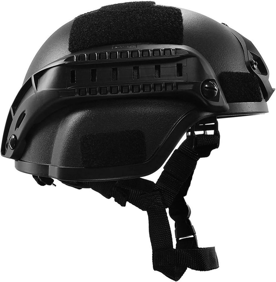 【Yahoo!ランキング1位入賞】サバゲーヘルメット タクティカルヘルメット ミリタリー サバイバルゲーム マウントベース( 黒)