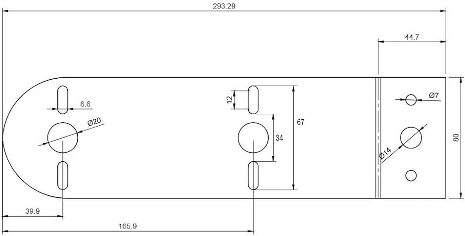 マーカーランプ ステー トラック用品 バスマーカー2連用 L型ステー