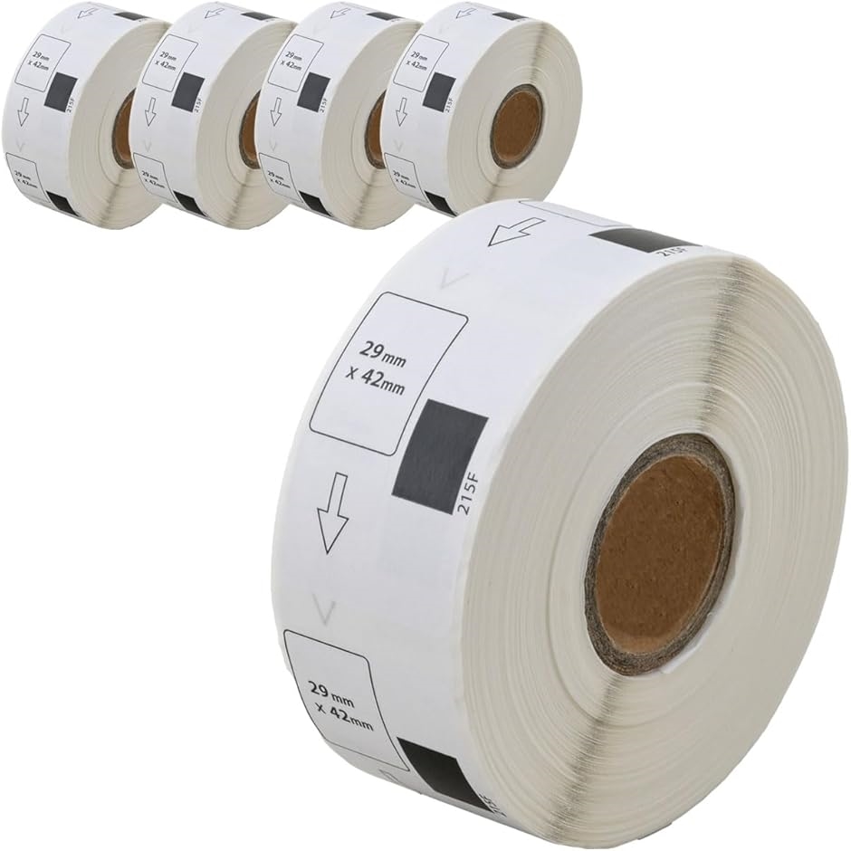 �y�݊��i�z �݊� DK-1215 �u���U�[ ���x�� 5���[���Z�b�g brother QL-700 / QL-800 ����(5���[��)