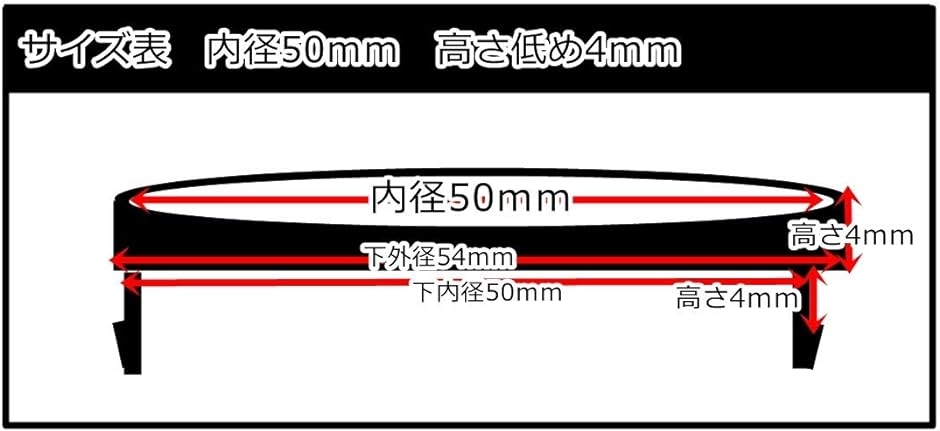 ホイール センターキャップ メッキ ハブキャップ 外径 54mm ホイールキャップ( 黒ブラック)｜horikku｜02