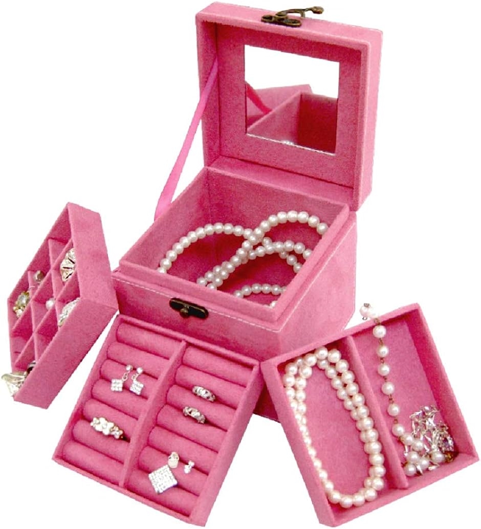 ピンク 小物入れ ジュエリーボックスの人気商品・通販・価格比較
