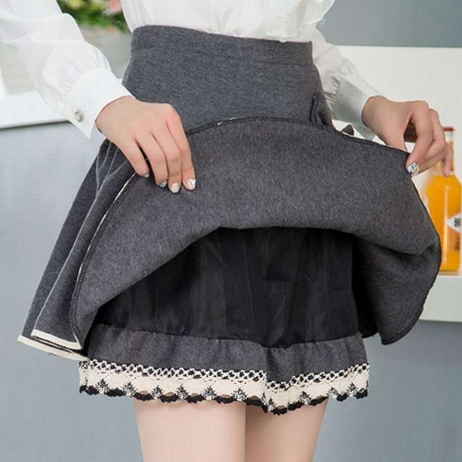 スカート ミニスカ セクシー レディース 黒 レース 白 パープル ブルー