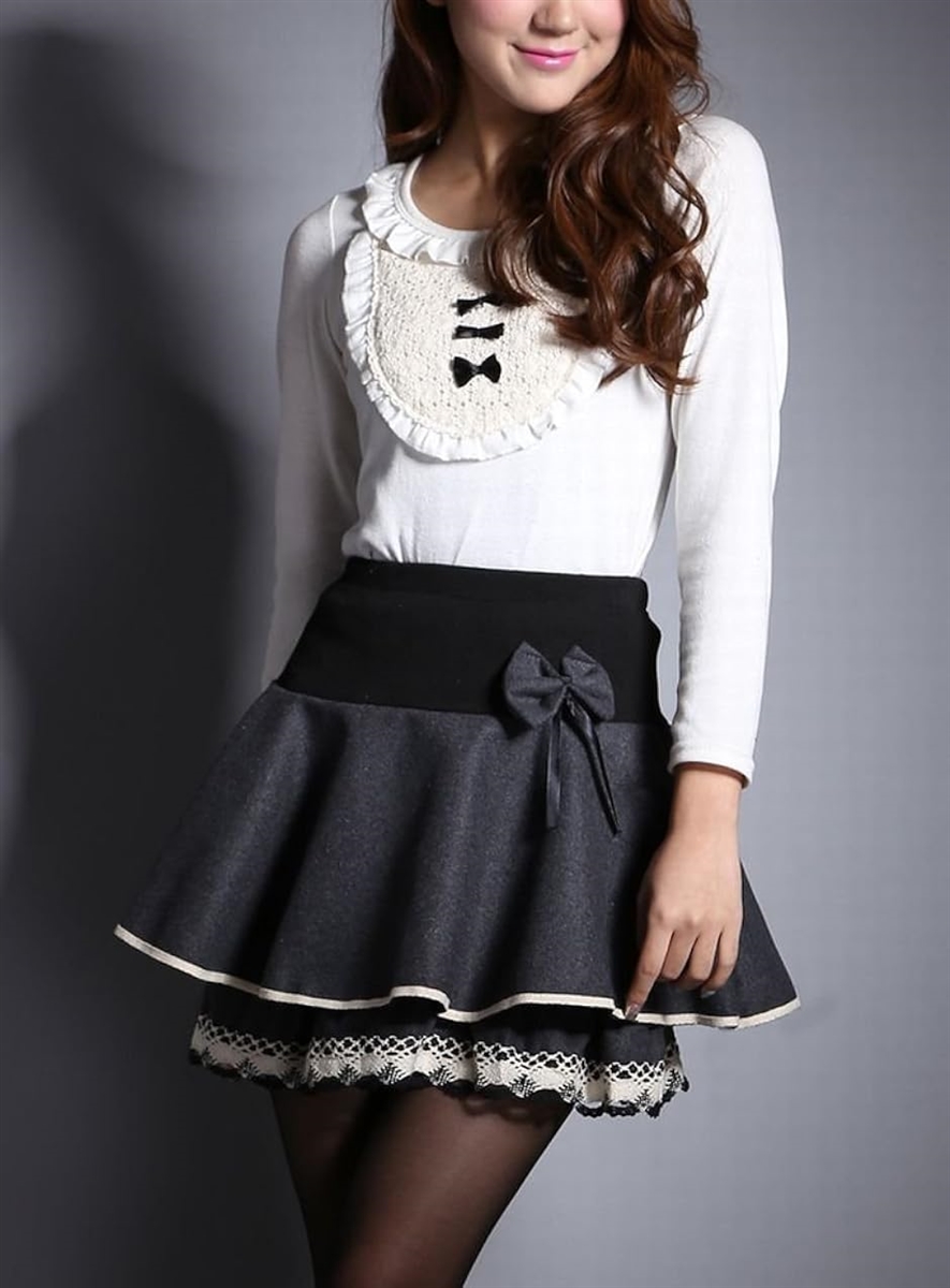 スカート ミニスカ セクシー レディース 黒 レース 白 パープル ブルー