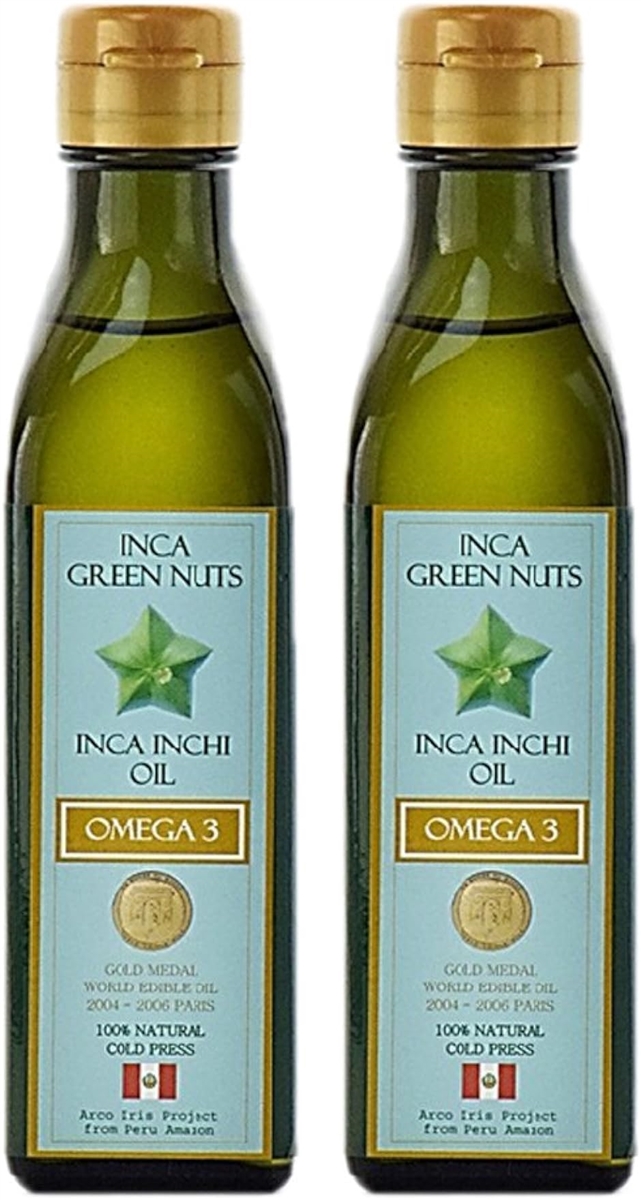 オメガ3 オイル グリーンナッツオイル インカインチ油 インカインチオイル 180g( 2本セット)