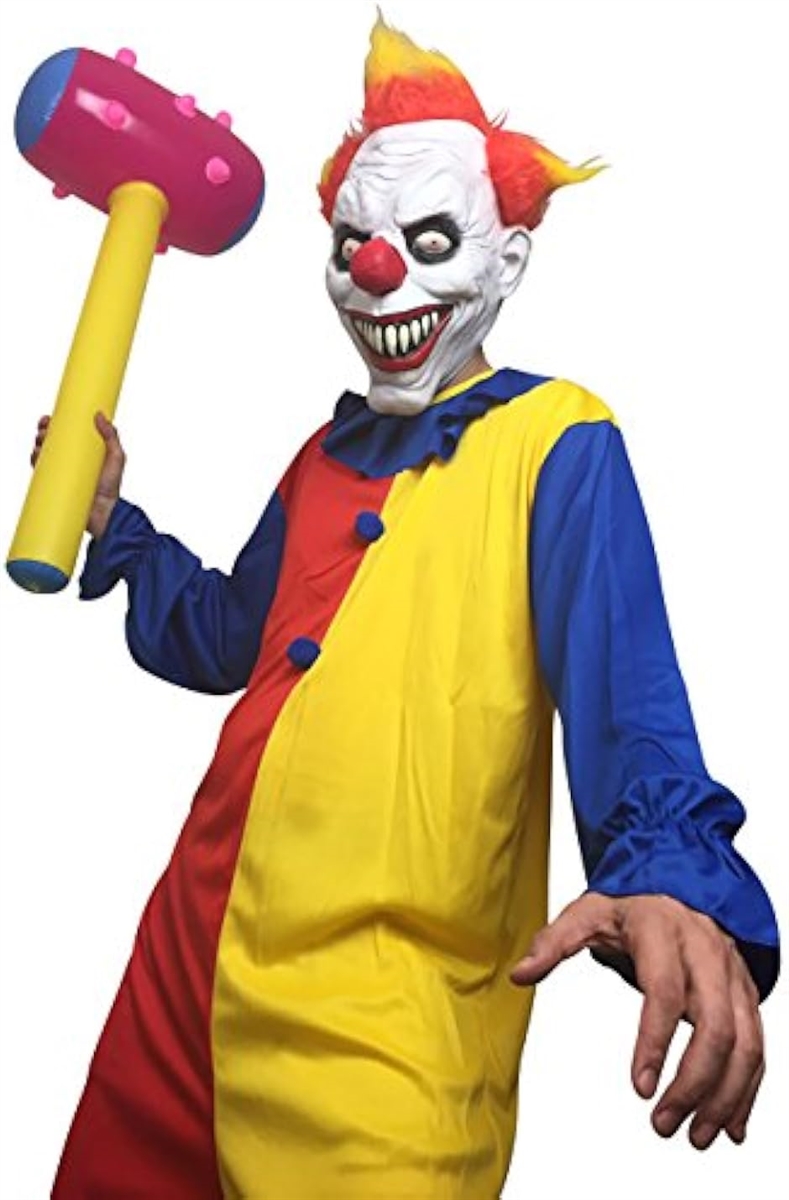 ぴえろ 衣装 ホラー 仮装 怖い ドッキリ 恐怖 マスク コスチューム ハンマー セット ピエロ A ...