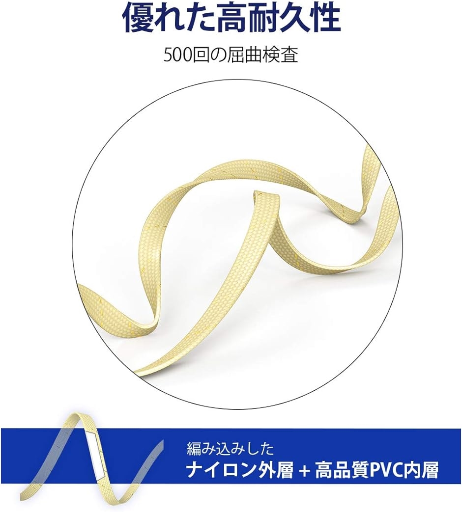 CAT7準拠STP 高速LANケーブル 10Gbps/600MHz 10G通信 フラットインターネットケーブル MDM( ゴールド,  15M)｜horikku｜04