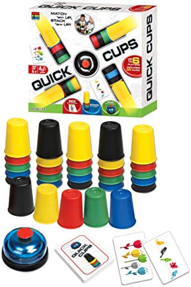 スピードカップ スピードスタッキングス 知育 カード ゲーム おもちゃ( カップ30個,  フリー)
