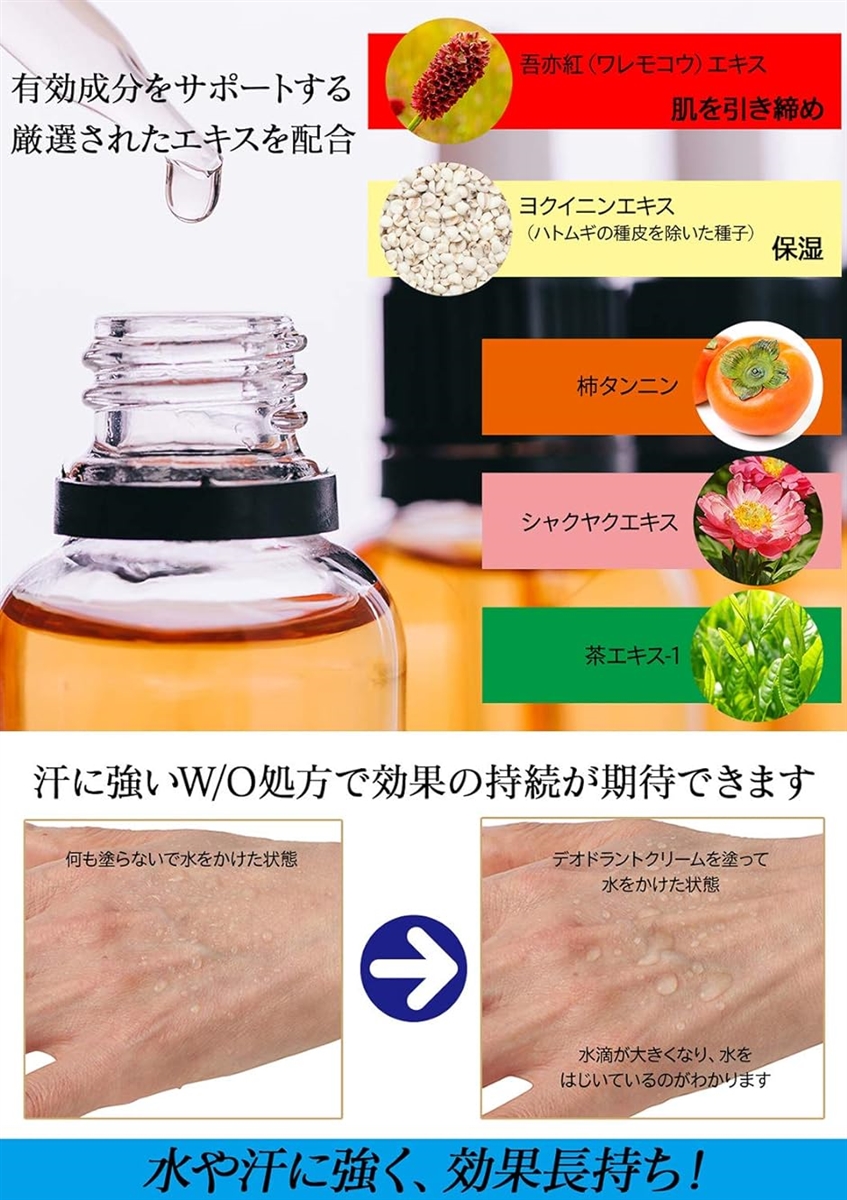 ワキガ専用わきがクリーム 医薬部外品 薬用 殺菌 制汗剤 足汗 すそわきが デオドラント メンズ レディース40ml