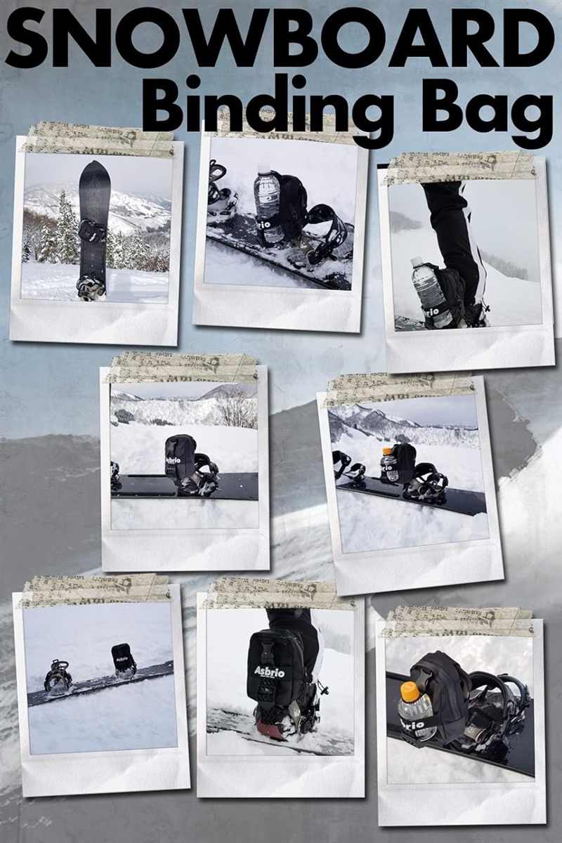 スノーボード ビンディングバッグ 小物入れ ドリンクホルダー