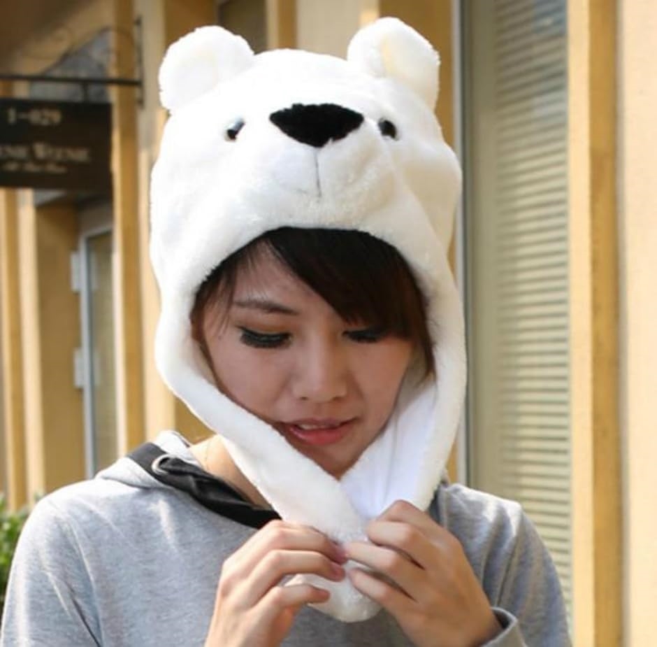全10種 動物 モコモコ 被り物 キャップ 写真撮影 パーティー グッズ
