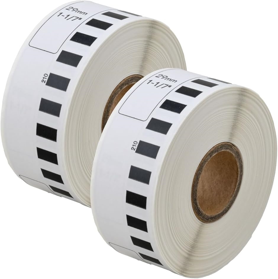 �y�݊��i�z �݊� DK-2210 �u���U�[ ���x�� 2���[���Z�b�g brother QL-700 / QL-800 ����(2��)