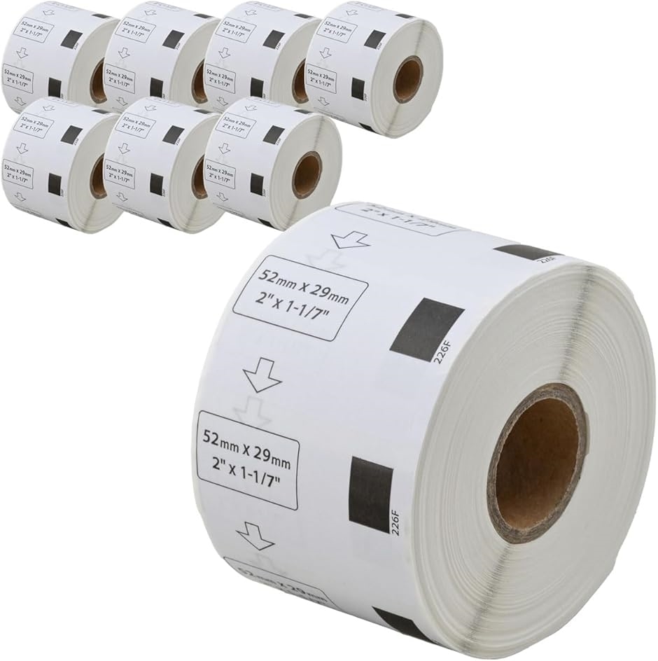 �y�݊��i�z �݊� DK-1226 �u���U�[ ���x�� 8���[���Z�b�g brother QL-700 / QL-800 ����(8���[��)