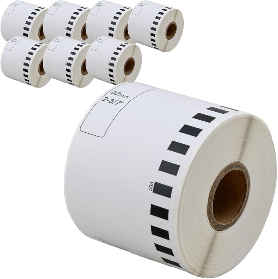 �y�݊��i�z �݊� DK-2205 �u���U�[ ���x�� 8���[���Z�b�g brother QL-700 / QL-800 ����(8��)