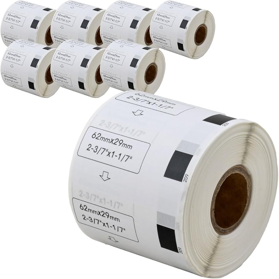 �y�݊��i�z �݊� DK-1209 �u���U�[ ���x�� 8���[���Z�b�g brother QL-700 / QL-800 ����(8���[��)