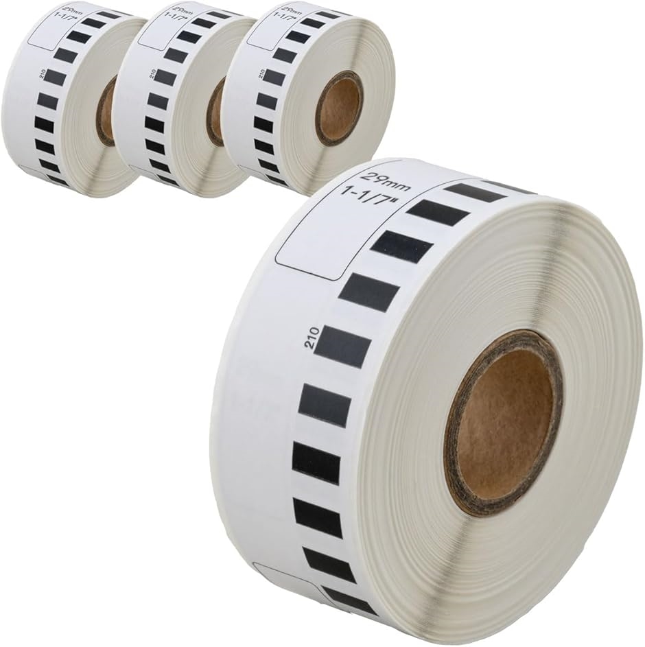 �y�݊��i�z �݊� DK-2210 �u���U�[ ���x�� 4���[���Z�b�g brother QL-700 / QL-800 ����(4��)