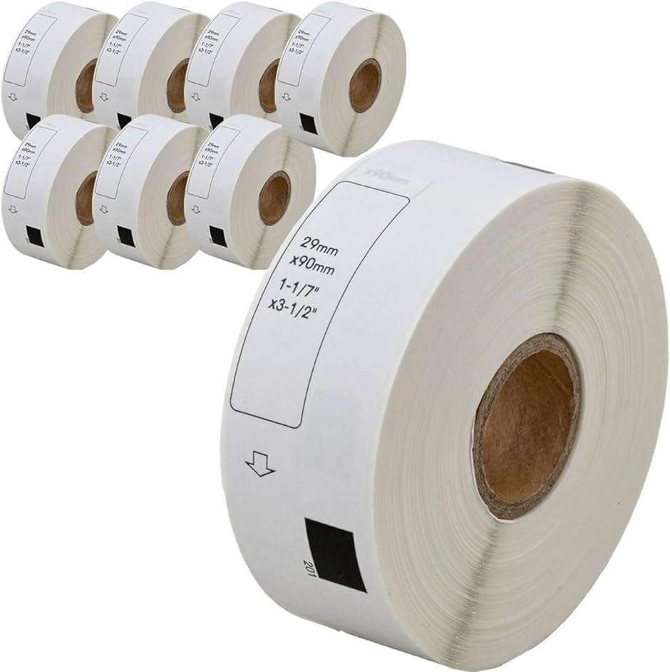 �y�݊��i�z �݊� DK-1201 �u���U�[ ���x�� 8���[���Z�b�g brother QL-700 / QL-800 ����(��,  8���[��)