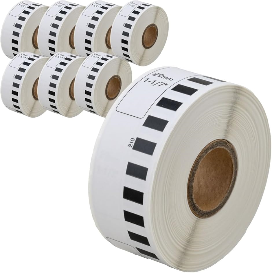 �y�݊��i�z �݊� DK-2210 �u���U�[ ���x�� 8���[���Z�b�g brother QL-700 / QL-800 ����(8��)