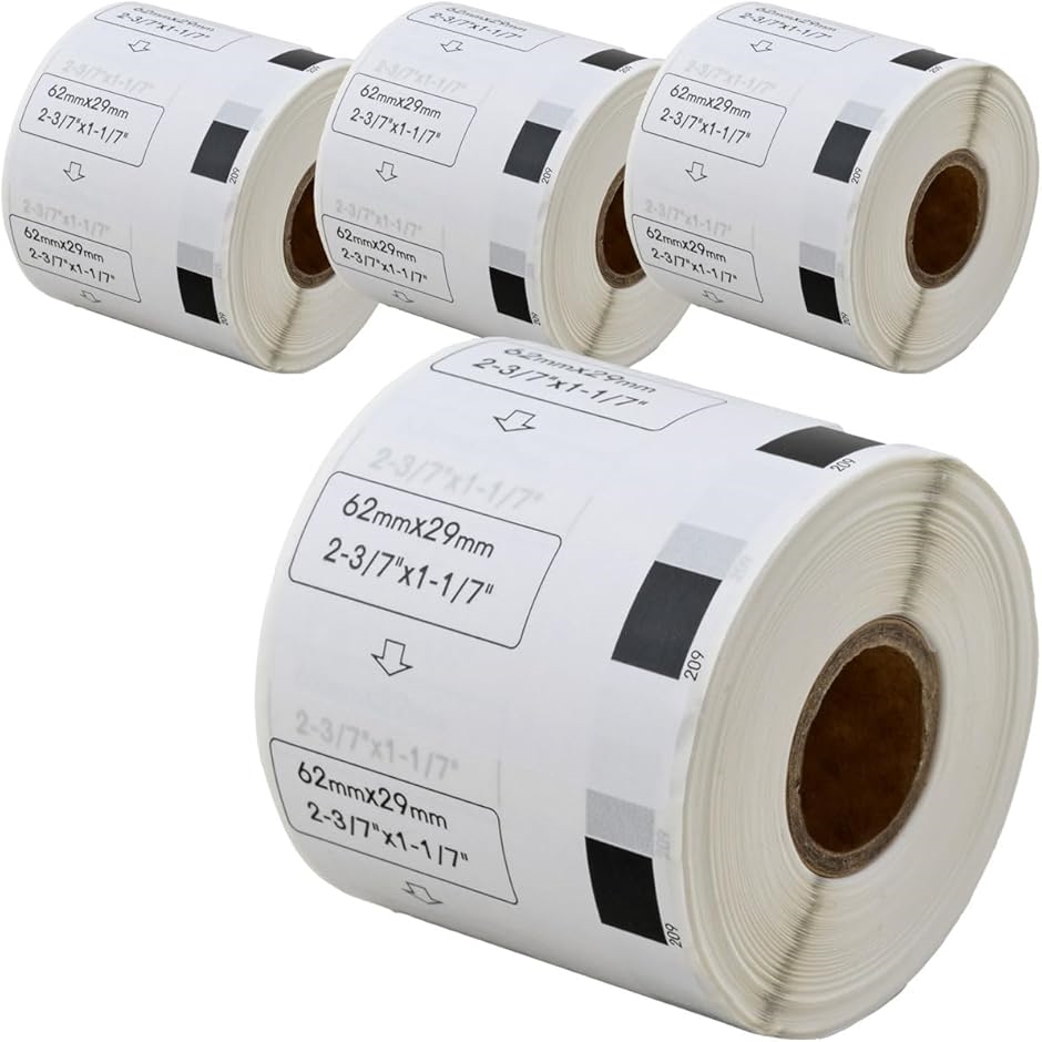 �y�݊��i�z �݊� DK-1209 �u���U�[ ���x�� 4���[���Z�b�g brother QL-700 / QL-800 ����(4���[��)