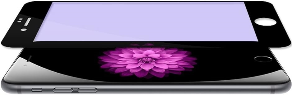 ガラスフィルム 強化液晶保護フィルム 薄型 気泡ゼロ 指紋防止 対応機種iPhone6 MDM( ブラック,  iPhone6/6s)｜horikku｜02