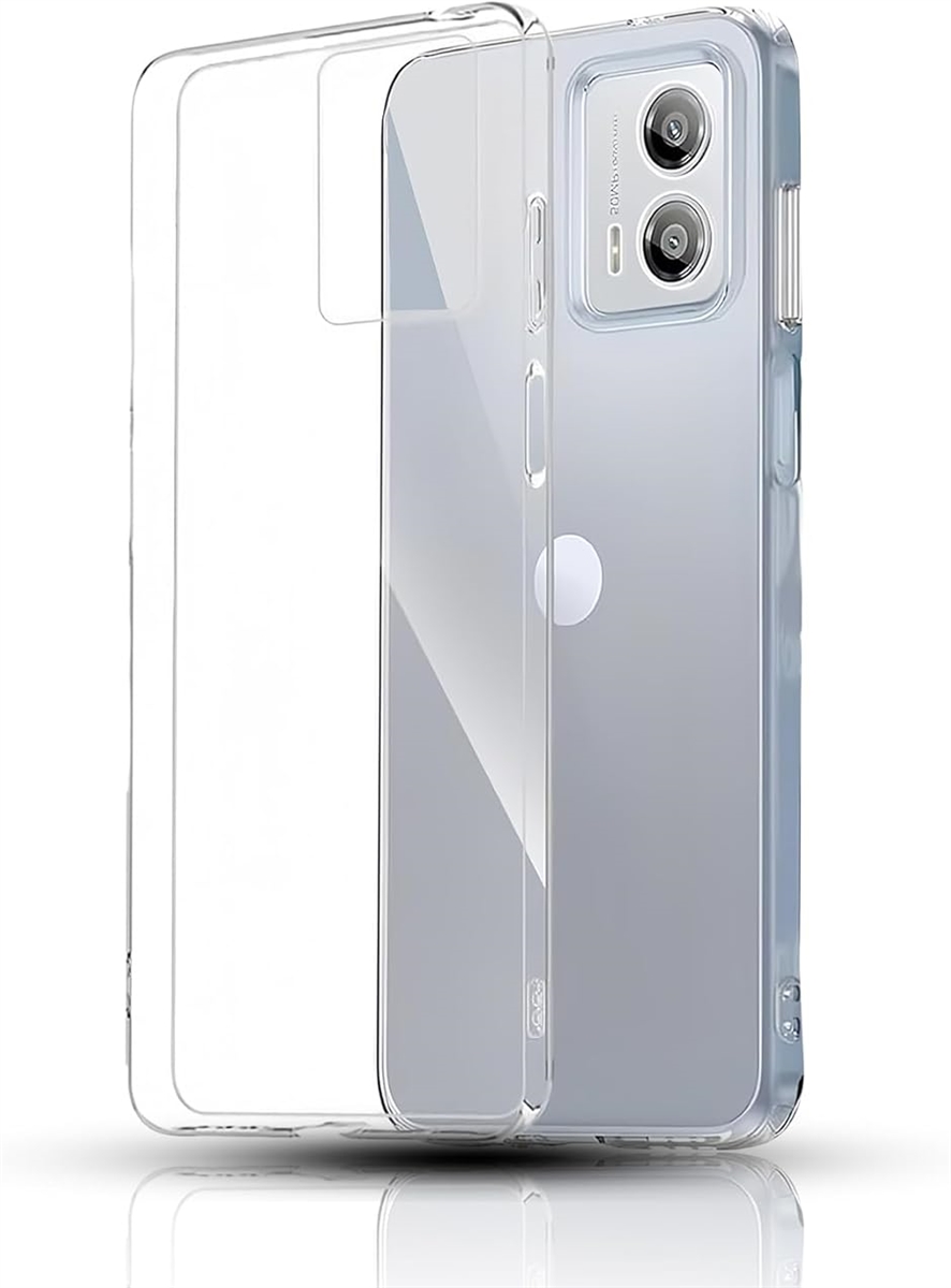 Moto G24 耐衝撃 ケース Motorola 用のカバー クリア ソフト シリコン