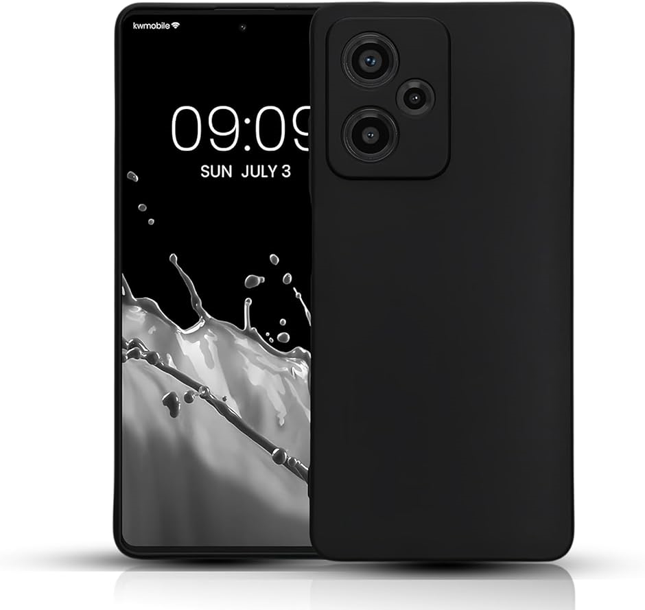 Xiaomi Redmi 12 5G 本体 ブラックケースはサービス Xiaomi Redmi 12 5G ケース ブラック 用の マットブラック柔軟性 TPU