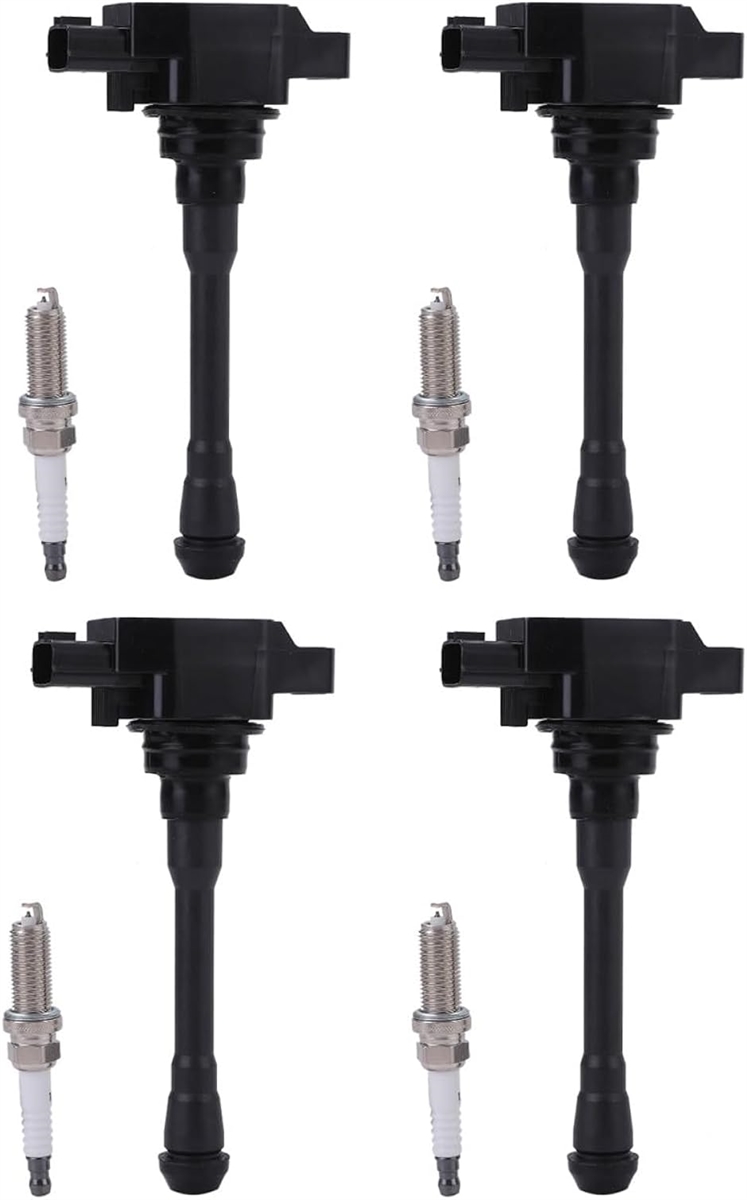 日産 セレナ C25/NC25 スパークプラグ&イグニッションコイル 4個セット 日産 用 イリジウム スパークプラグ ＆ イグニッションコイル 4