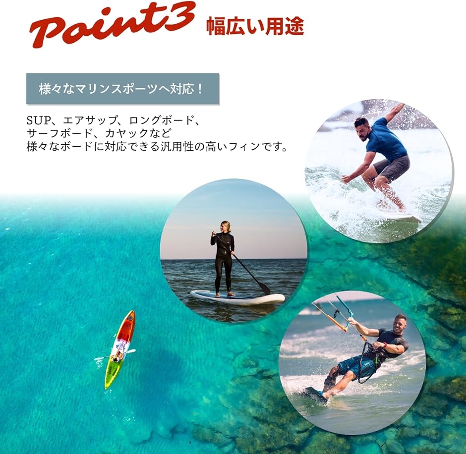 sup エア サップ ベース センター フィン のみ 21cm サーフィン