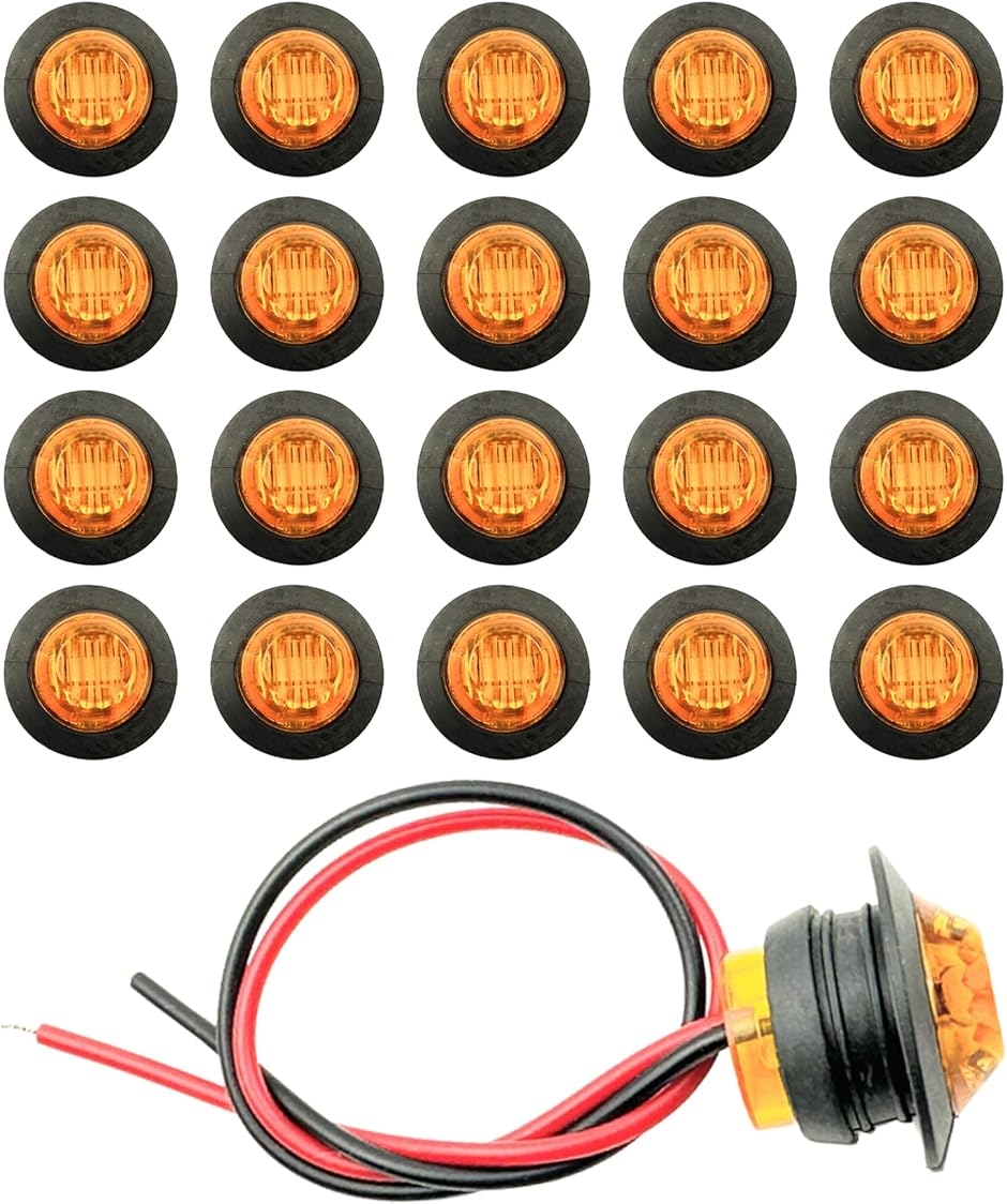 LEDTCh}[J[v 12V 24V ԕ ی^ 3LED 20Zbg gbN g[[ oXp (CG[)