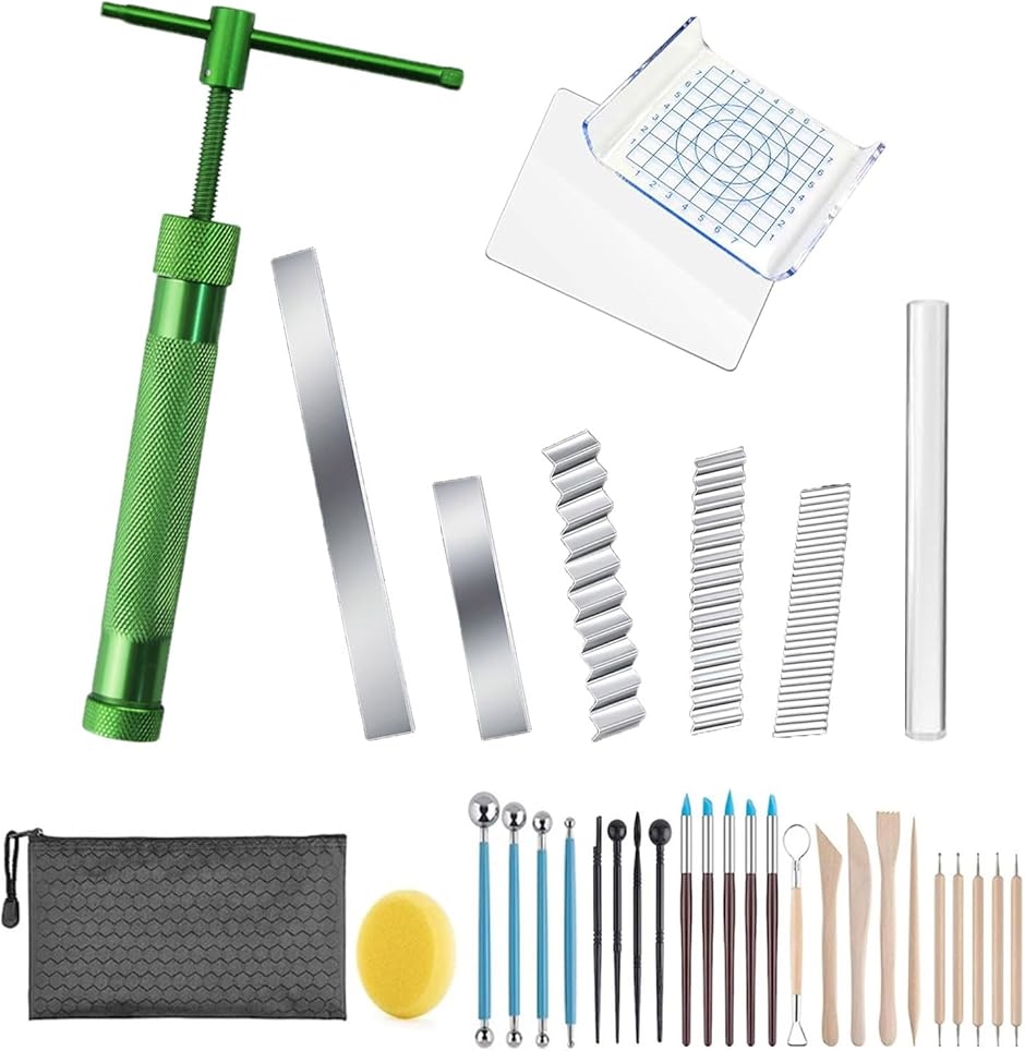 クレイカッター ツールセット 押出機 粘土板 ローラー スライサー