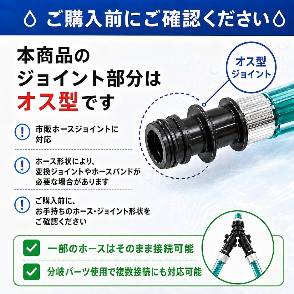 散水ホース 散水チューブ 穴あけタイプ ホース...の詳細画像5