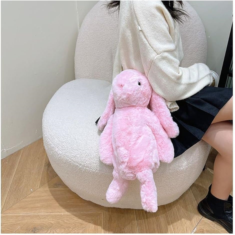 ぬいぐるみポシェット うさぎ 斜めがけ ショルダーバッグ 地雷系 痛