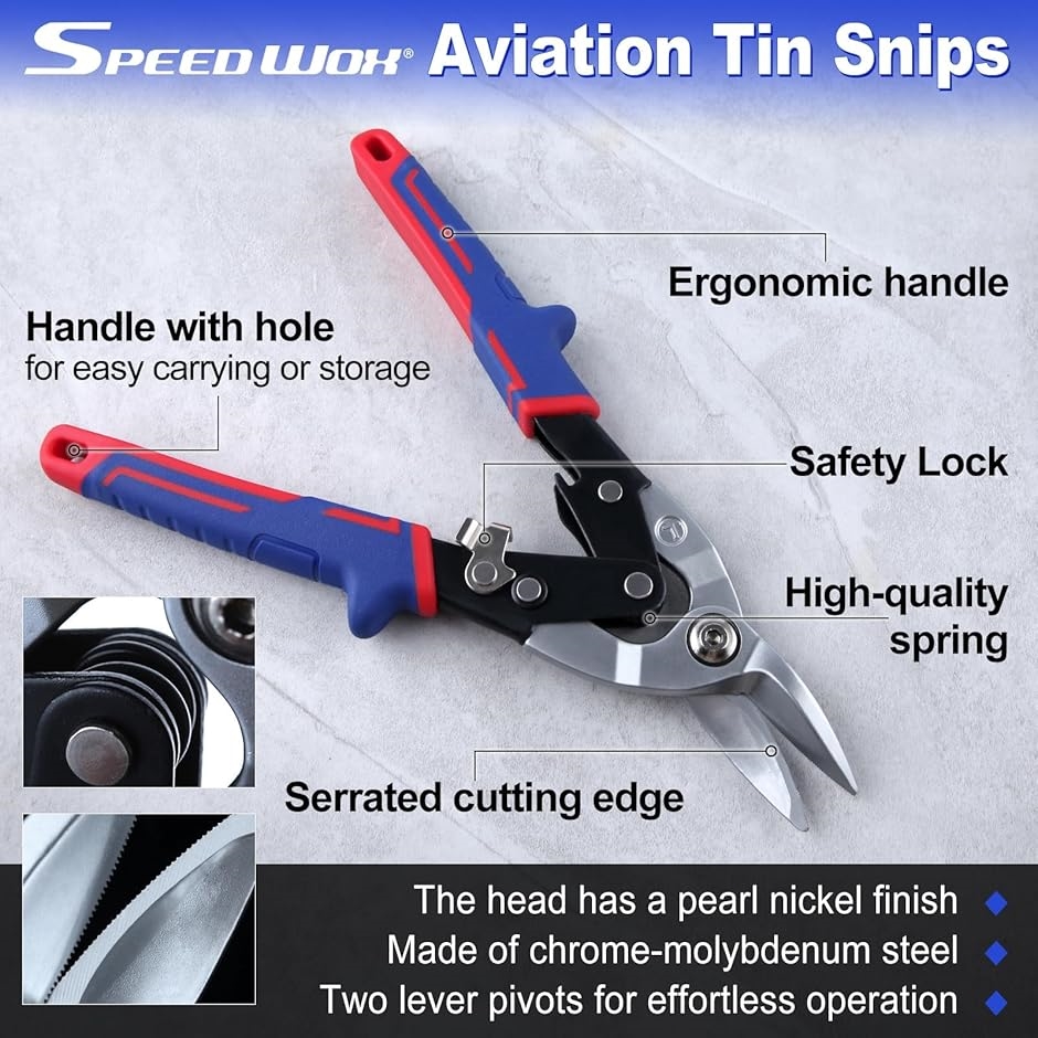 金切鋏 倍力型 金切バサミ 工具 航空 強力ハサミ 鉄切り鋏 ギザ刃 銅