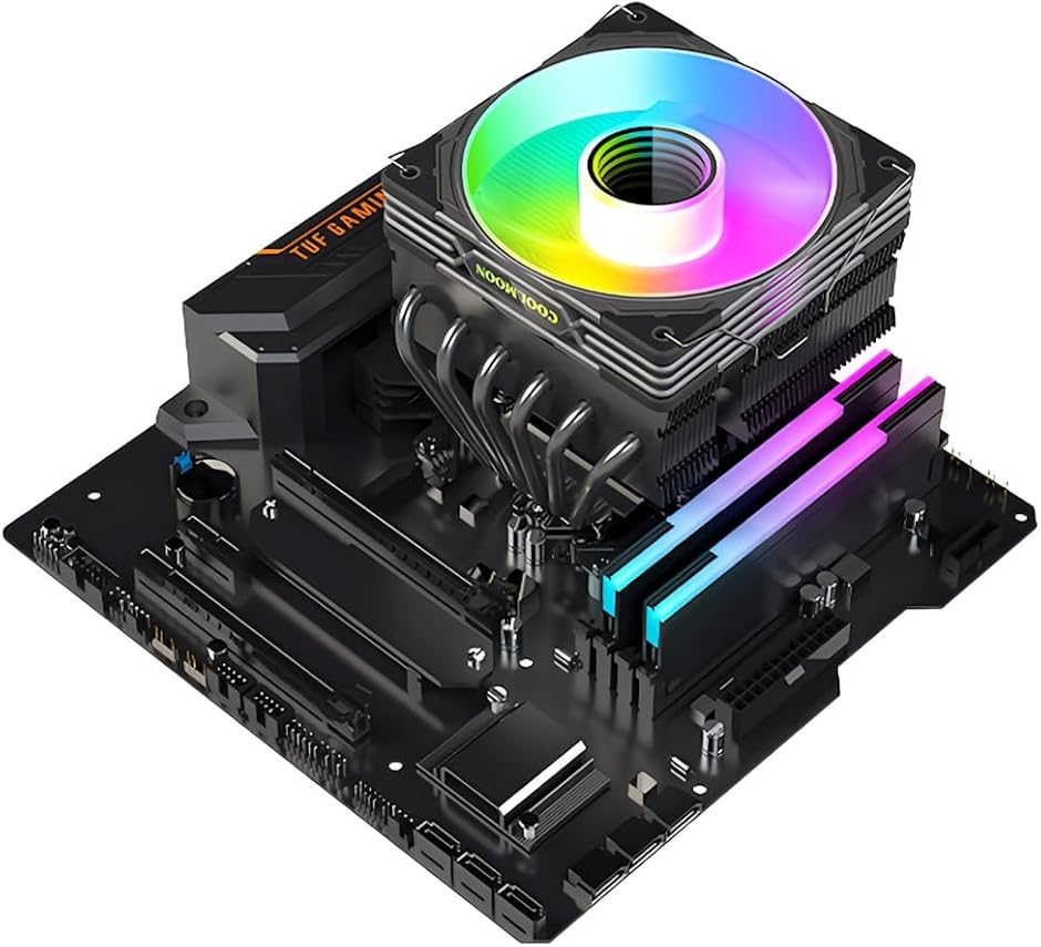 マザーボード+cpu＋空冷CPUクーラー 楽天市場】【送料無料】upHere CPUクーラー 120mmPWMファン付き