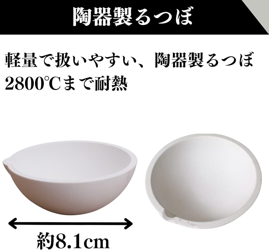 はさみ るつぼセット チョコ皿 坩堝 磁器るつぼ皿 鋳金 鋳造 るつぼ