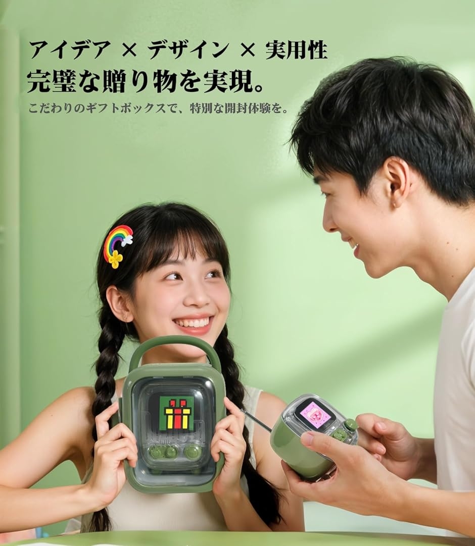 Tiivoo 2 ワイヤレススピーカー 強化された低音 レトロテレビ型