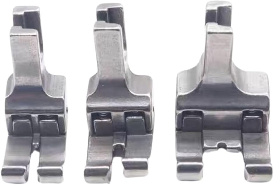 段付き押さえ 工業用ミシン 職業用ミシン 5mm (シルバー, CD1/32(1mm)+