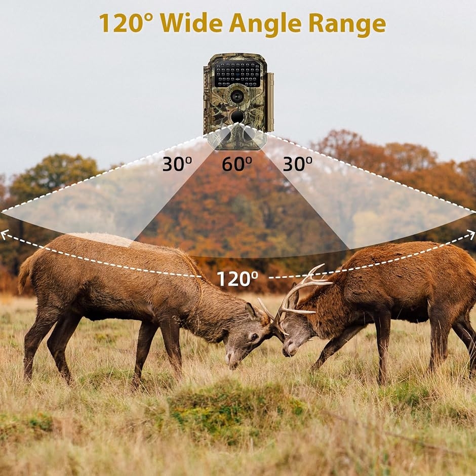 防犯カメラ トレイルカメラ 野生動物監視カメラ 3200万画素 2025年新型