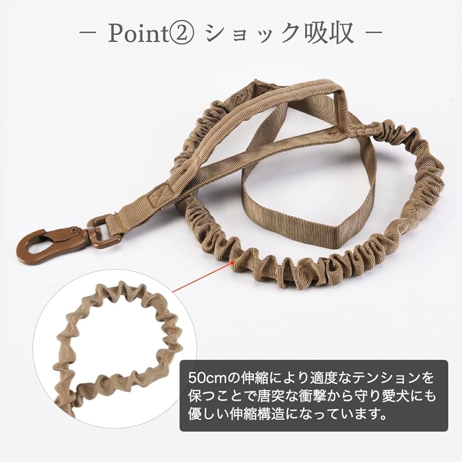 リード 犬 中型犬 大型犬 2ハンドル 伸縮100cm〜150cm ナイロン 耐久