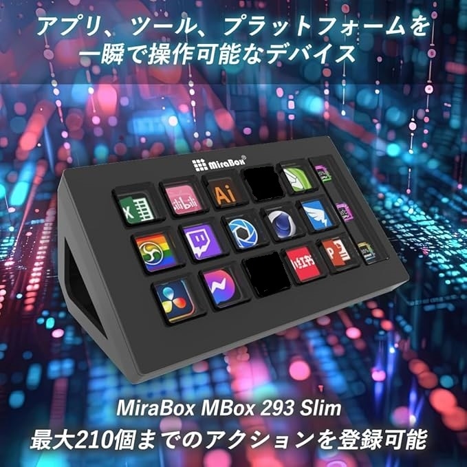 【新品未使用】mirabox streamdock 15キー win/Mac対応 新品未使用】mirabox streamdock 15キー win/Mac対応 - メルカリ