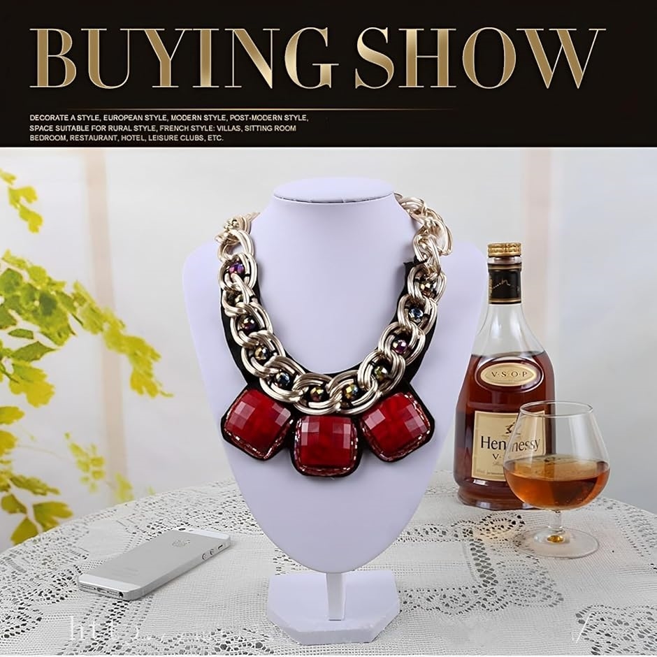 ネック トルソー ネックレス ディスプレイ 什器 マネキン 展示