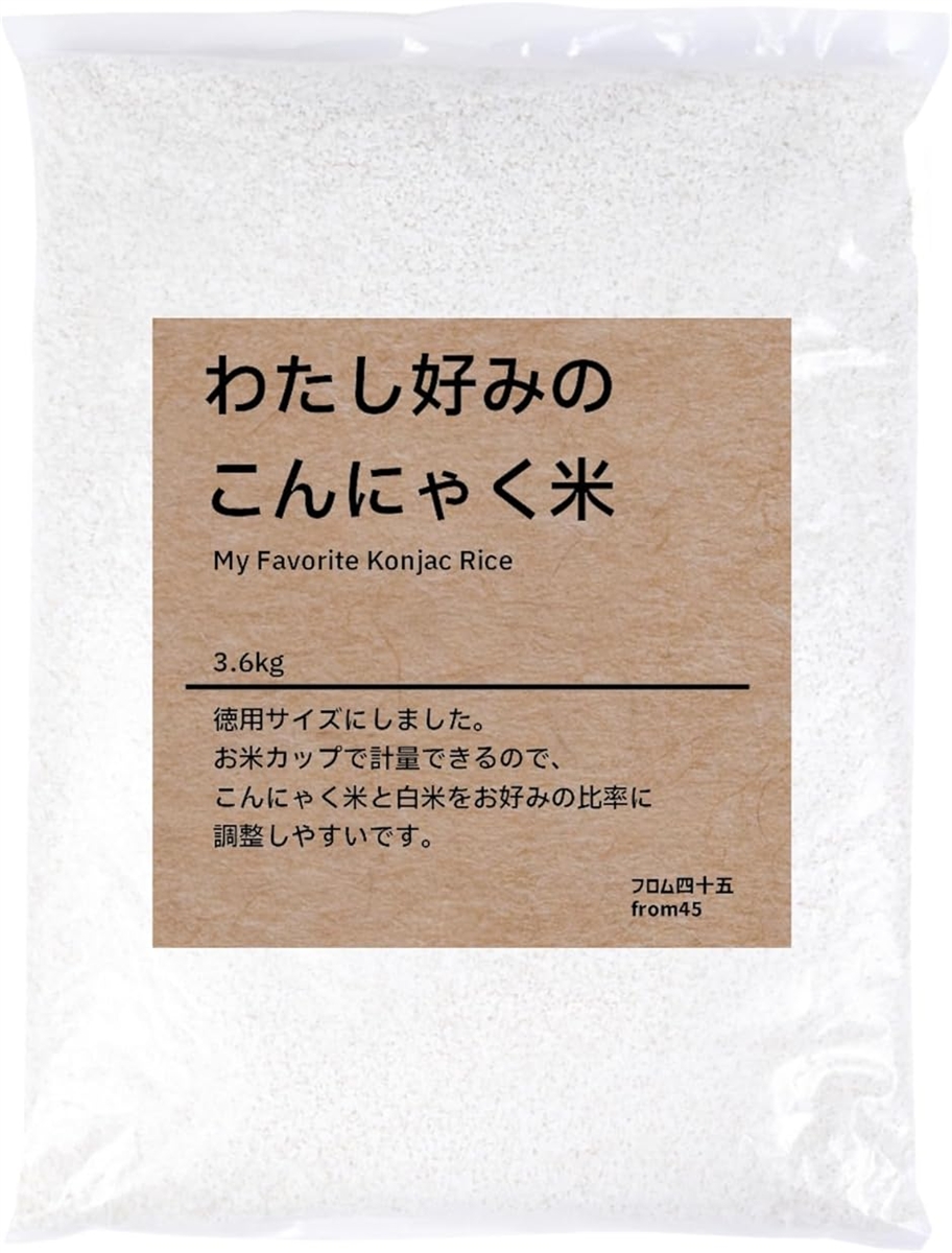 わたし好みのこんにゃく米 (3.6kg)