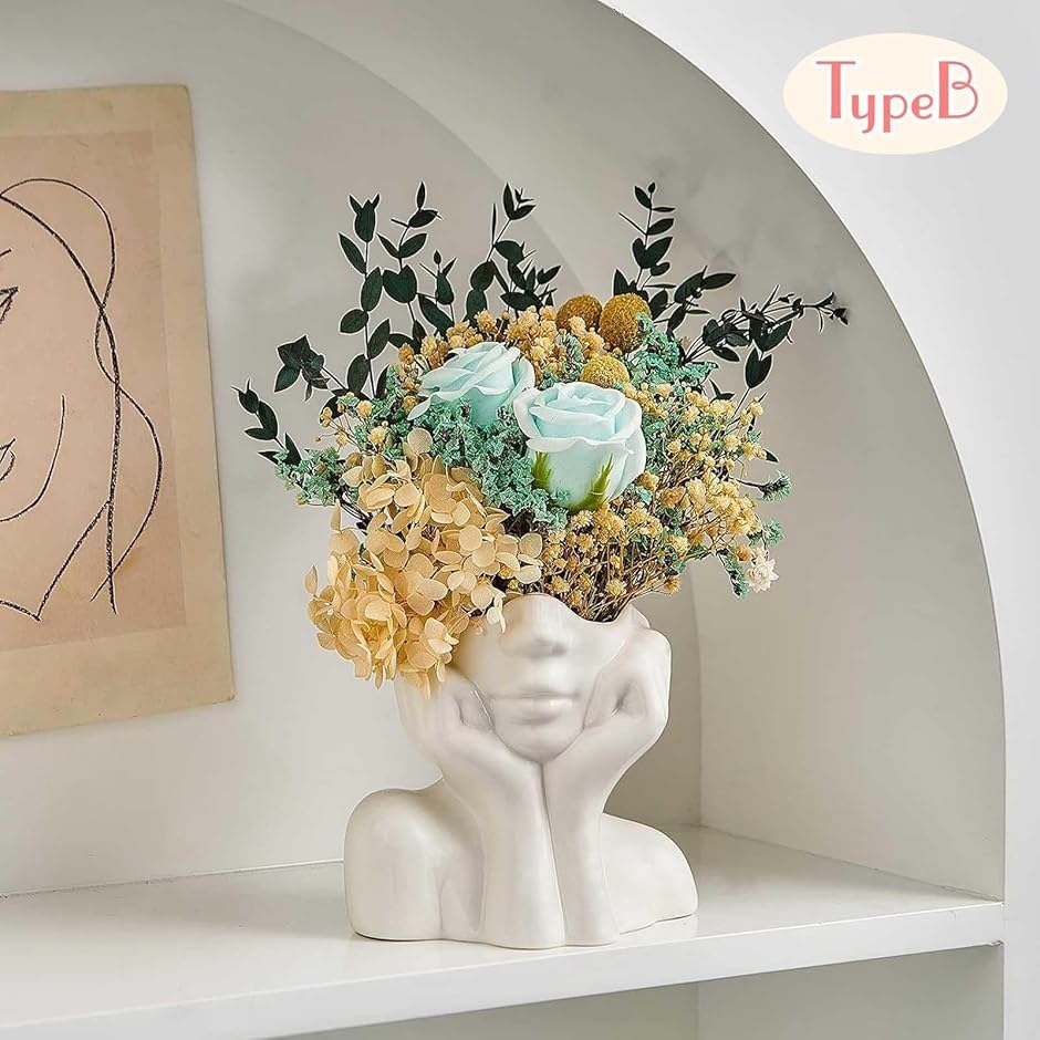 美術彫刻 陶器 花 花瓶 オブジェ 【公式通販】