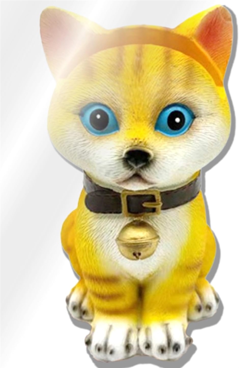 Yahoo! Yahoo!ショッピング(ヤフー ショッピング)どうぶつ メガネスタンド 眼鏡 置き かわいい 可愛い おしゃれ フィギュア 卓上（（こねこ 03） 黄猫）