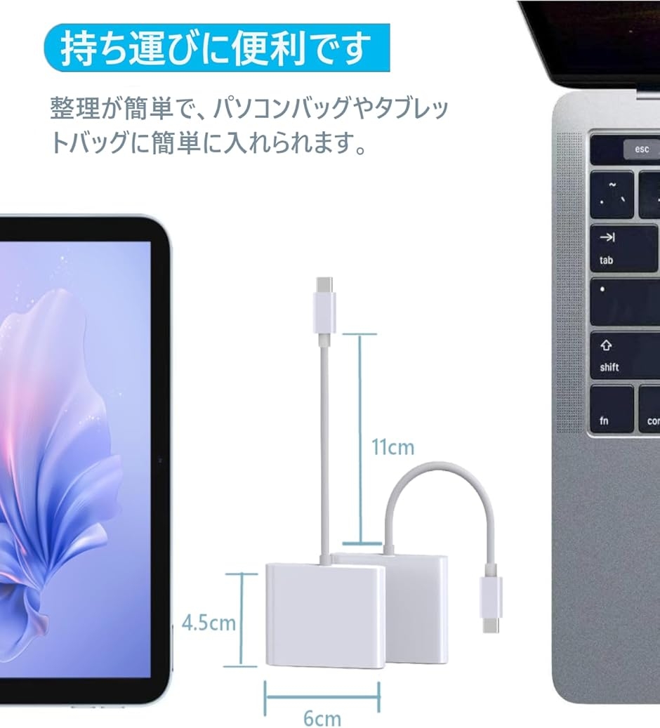 USB Type-C HDMIアダプタ USB...の詳細画像5