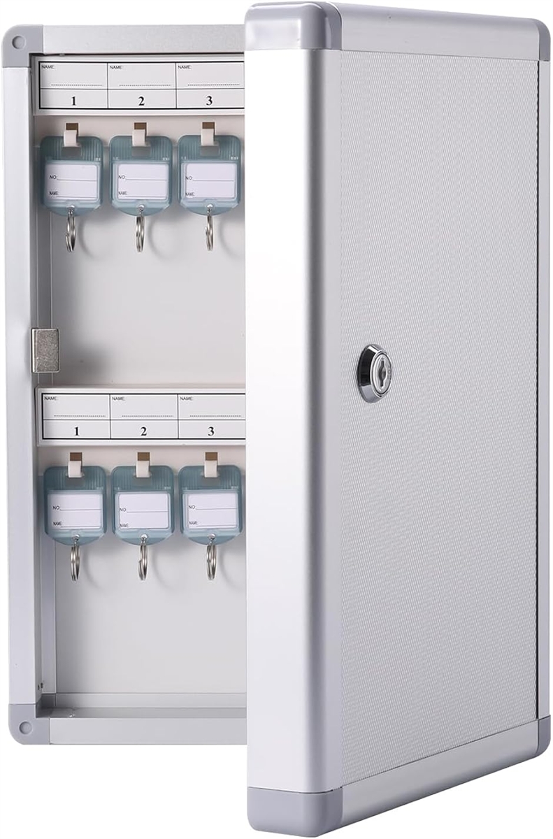 �L�[�{�b�N�X �Ǌ|�� keybox �����[ ���b�N�t�� ��� ������ �Ɩ��p �I�t�B�X (�V���o�[,  24���e)